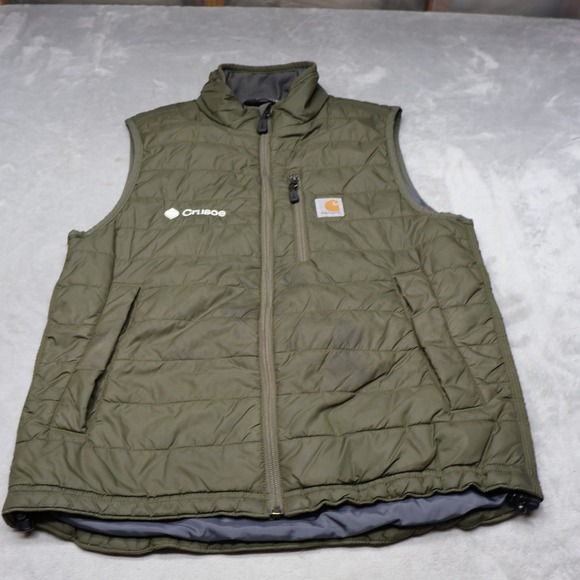 Carhartt Other - Carhartt Vest Mens Small Grn Gilliam Lightweight Water Resistant Insulated LOGO